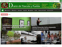 Tablet Screenshot of eldiariodetlaxcala.com